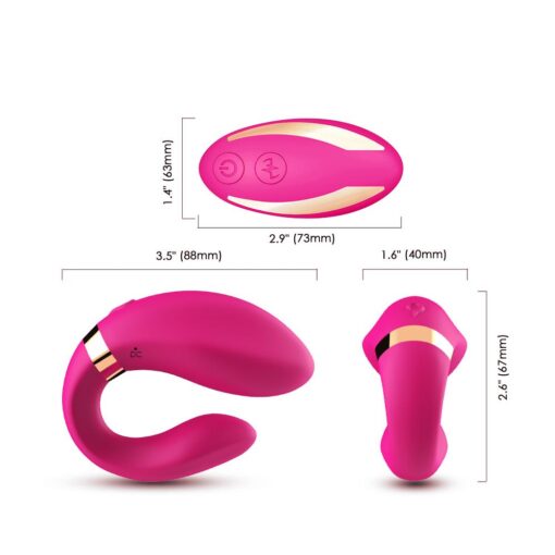 Crescent – Light Pink – delikatny stymulator w różowym kolorze, idealny do punktowej stymulacji - obrazek 4