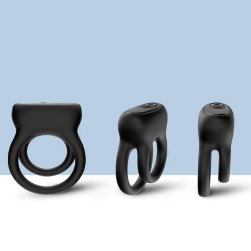 Stymulator – Dualo czarny, 9 funkcji wibracji - obrazek 3