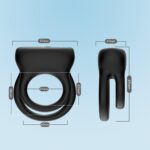 Stymulator – Dualo czarny, 9 funkcji wibracji - obrazek 5