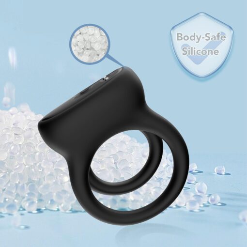 Stymulator – Dualo czarny, 9 funkcji wibracji - obrazek 6