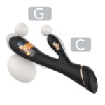 Hare czarny, 9 funkcji wibracji - obrazek 2