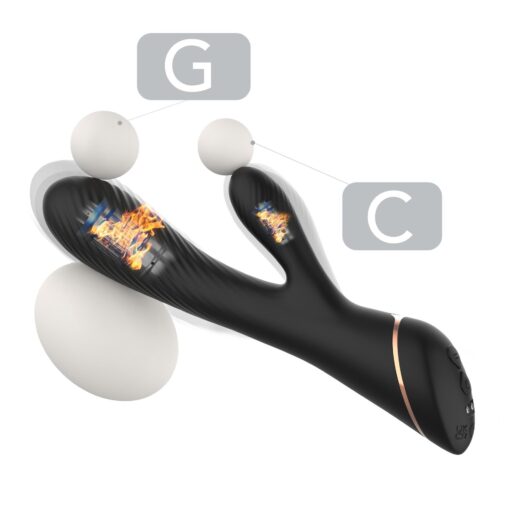 Hare czarny, 9 funkcji wibracji - obrazek 2