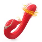 Wibrator Swan – czerwony – 9 funkcji - obrazek 2