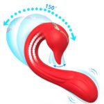 Wibrator Swan – czerwony – 9 funkcji - obrazek 4