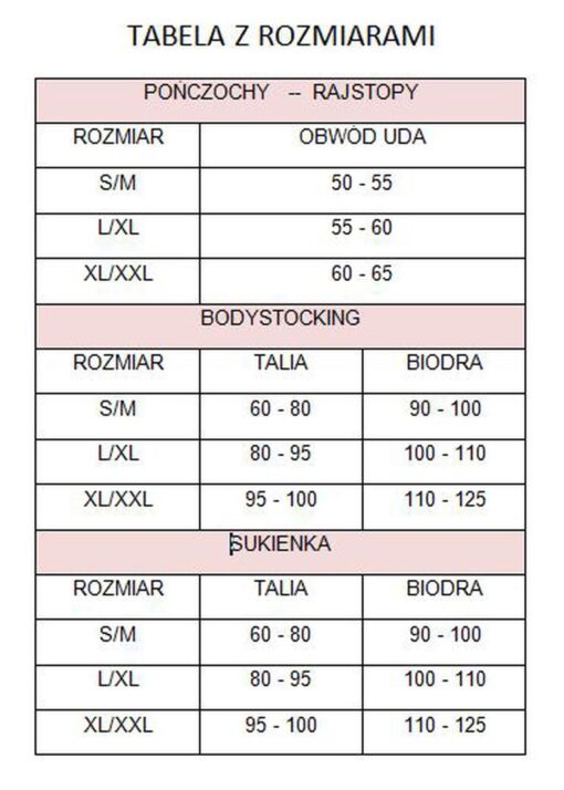 Rajstopy „Amani” – białe, rozmiar L/XL - obrazek 2