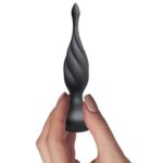 Rocks-Off Petite Sensations Discover – wibrujący plug analny, czarny - obrazek 2