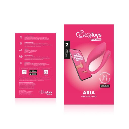 Easyconnect – jajko wibrujące Aria, sterowane aplikacją - obrazek 12