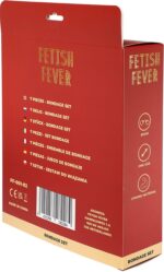 Fetish fever - bondage set - 7 pieces - pink - obrazek 3