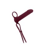 Strap-on Pure Passion Rori – czerwone wino - obrazek 2