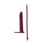 Strap-on Pure Passion Rori – czerwone wino - obrazek 3