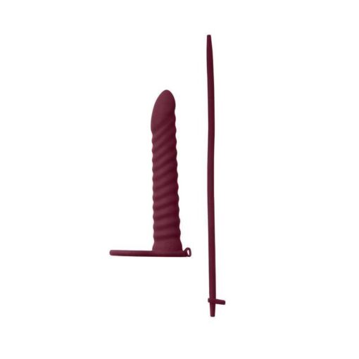 Strap-on Pure Passion Rori – czerwone wino - obrazek 3
