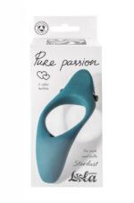Pierścień erekcyjny wibrujący Pure Passion Stardust – zielony - obrazek 5
