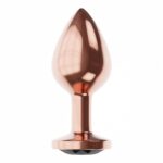 Plug-butt plug diamond jet shine s rose gold - obrazek 2