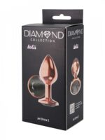 Plug-butt plug diamond jet shine s rose gold - obrazek 4