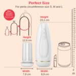 Masturbator - nappex™ branco white - premium mastubators (10 languages) - obrazek 3