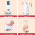 Masturbator - nappex™ branco white - premium mastubators (10 languages) - obrazek 4