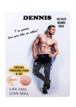 Lalka erotyczna - Dennis 3D - wibrująca - obrazek 10