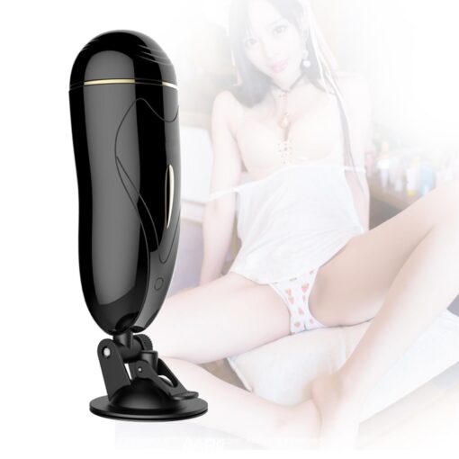 Masturbator – Vibrating Masturbation Cup USB 7 + Interactive Function / Talk Mode – masturbator z funkcją dźwięku i interaktywną wibracją - obrazek 12