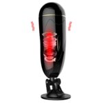 Masturbator – Vibrating Masturbation Cup USB 7 + Interactive Function / Talk Mode – masturbator z funkcją dźwięku i interaktywną wibracją - obrazek 3