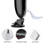 Masturbator – Vibrating Masturbation Cup USB 7 + Interactive Function / Talk Mode – masturbator z funkcją dźwięku i interaktywną wibracją - obrazek 5
