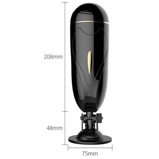 Masturbator – Vibrating Masturbation Cup USB 7 + Interactive Function / Talk Mode – masturbator z funkcją dźwięku i interaktywną wibracją - obrazek 6