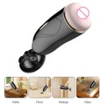Masturbator – Vibrating Masturbation Cup USB 7 + Interactive Function / Talk Mode – masturbator z funkcją dźwięku i interaktywną wibracją - obrazek 8
