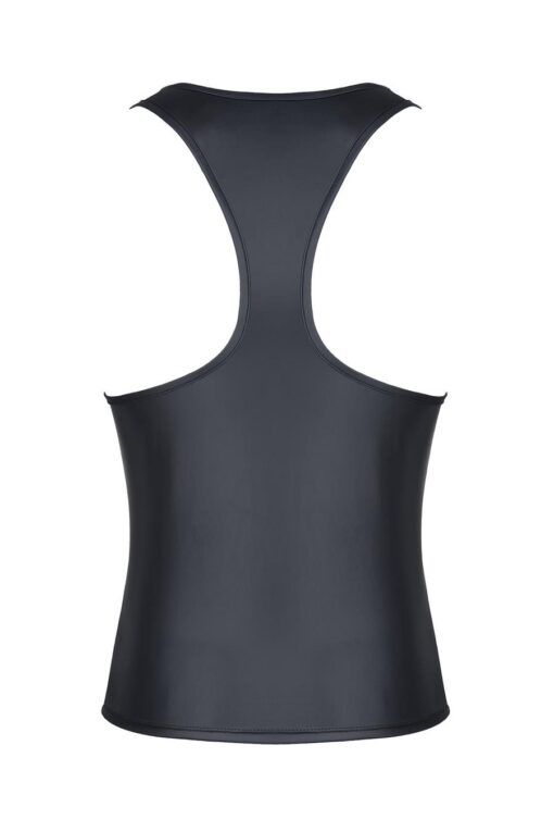 Męski t-shirt z wetlooka bez rękawów, z elastyczną taśmą z przodu m - obrazek 4