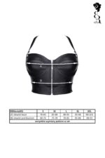 Bielizna - brmarta001 top czarny rozmiar xl - obrazek 8