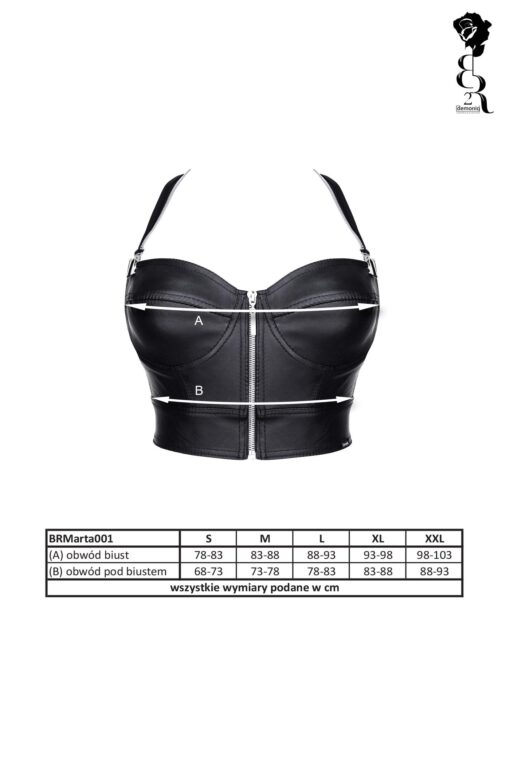 Bielizna - brmarta001 top czarny rozmiar xl - obrazek 8