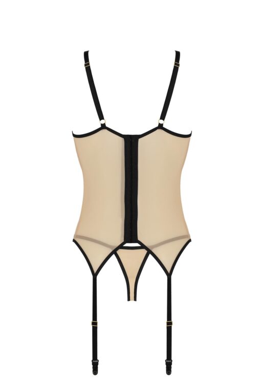 Bielizna-daisy corset beige l/xl - obrazek 4