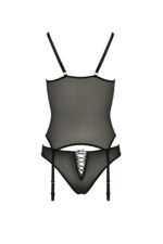 Bielizna-lara corset black xxl/xxxl - casmir - obrazek 4