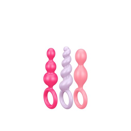 Zestaw - Satisfyer Plugs Colored (3 sztuki) - obrazek 3