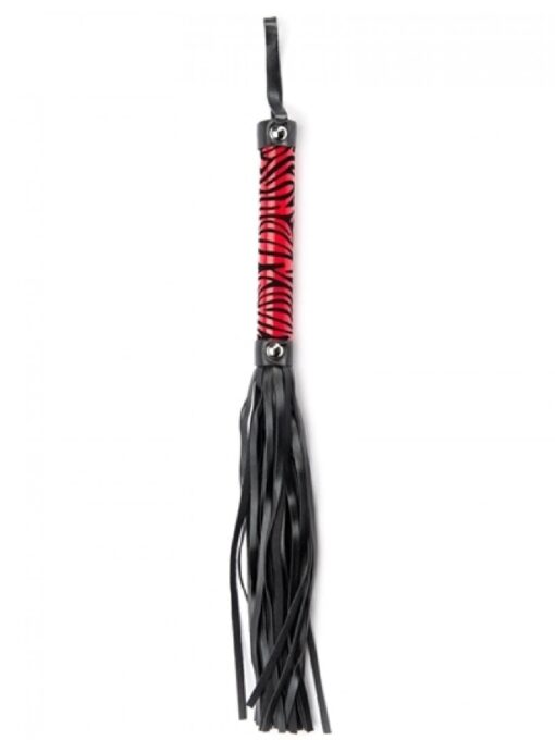 Red small leopard flogger - obrazek 2