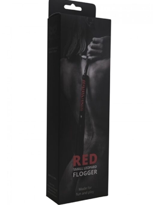 Red small leopard flogger - obrazek 3