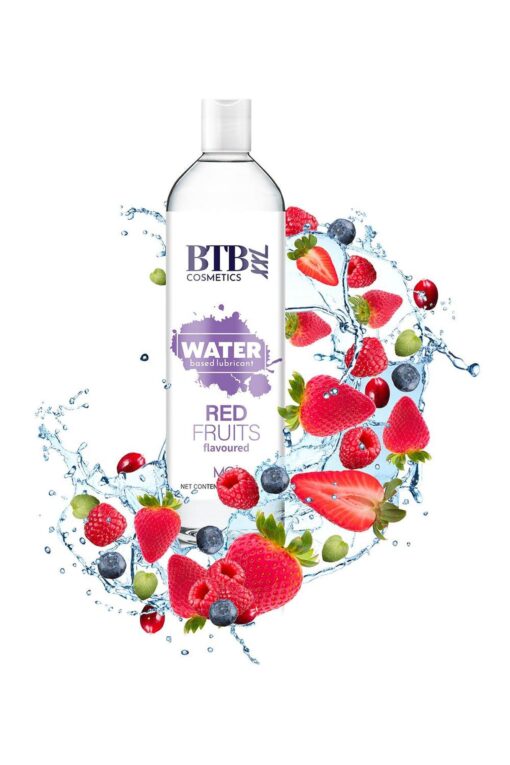 BTB lubrykant na bazie wody o smaku czerwonych owoców 250 ml - obrazek 4
