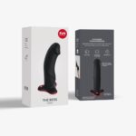 Fun Factory - The Boss Stub czarny/czerwony – dildo realistyczne - obrazek 4