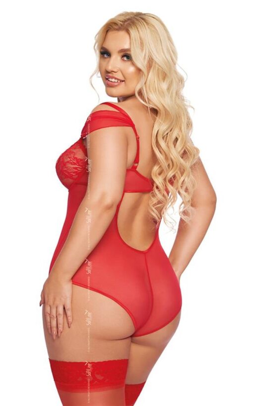 Bielizna Dora – czerwona, 3XL - obrazek 2