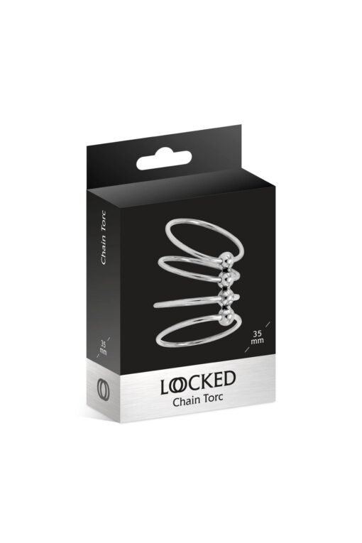Obroża Locked Chain Torc – 35 mm, rozmiar T1 - obrazek 2