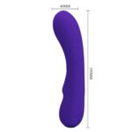 Pretty love – Matt fioletowy – wibrator, 12 funkcji, pamięć - obrazek 10