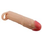 Pretty love – Gerd, cielisty, wydłużenie penisa o 3'' (76 mm) – nakładka wydłużająca penisa - obrazek 5