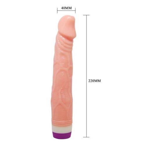 Baile – Waves of Pleasure Fantasy Vibe, wibrator z fantazyjnymi wypustkami - obrazek 4