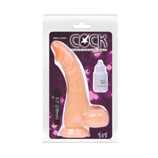 Baile – Cock 9,3” – elastyczny, z przyssawką - obrazek 6