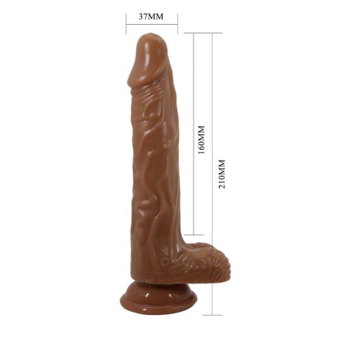 Baile – Bodach – 7,8", wibracje, rotacje, funkcja penetracji, pilot, przyssawka - obrazek 10