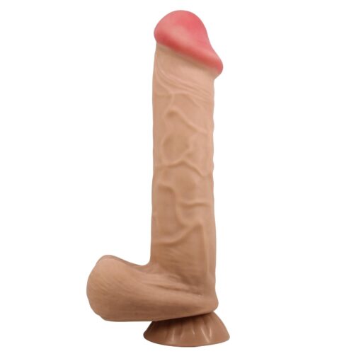 Baile – realistyczny penis z przyssawką i elastycznym trzonem, 26 cm - obrazek 5