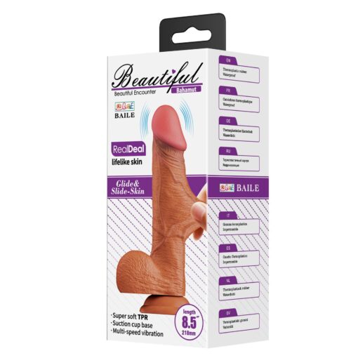 Bahamut, 8,5", super soft tpr, vibration bendable suction base - obrazek 11
