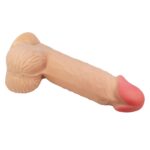 Baile – Sliding Skin 8,1", dildo cieliste, elastyczne, z przyssawką - obrazek 5