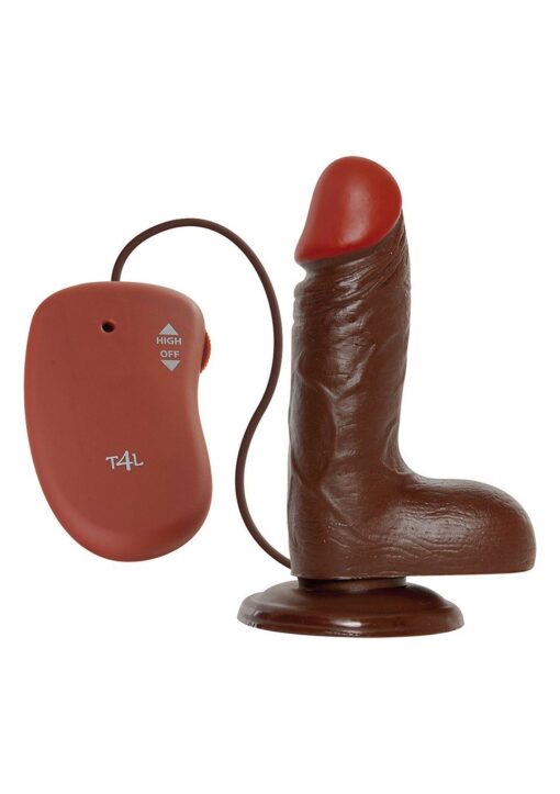Wibrator-realistic vibrator real rapture brown 6" - obrazek 2
