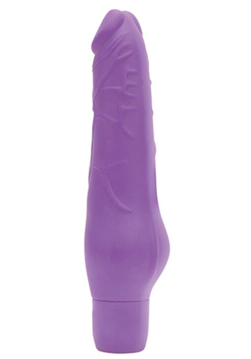 Vibratore realistico glansee real vibe silicone purple - obrazek 2