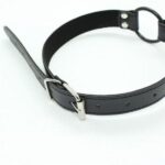 Knebel Easy Belt Ring Gag – czarny - obrazek 3