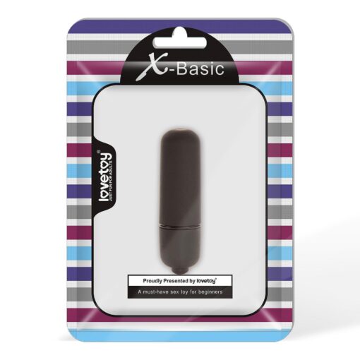 Mini wibrator X-Basic Bullet – fioletowy, 10 prędkości - obrazek 2